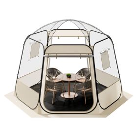 Pop up Bubble Tent, 10 x 9.2 ft Waterproof & UV-Resistant, Clear Camping Tent Shelter, Outdoor Garden Dome Igloo Tents with Windows