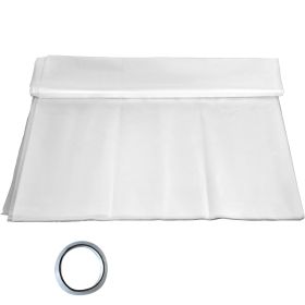 Greenhouse Film 12 x 25 ft, Greenhouse Polyethylene Film 6 Mil Thickness, Greenhouse Clear Plastic Film UV Resistant, Polyethylene Film Keep Warm