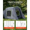 Large SUV Tent for 5â€“9 Person, 10.6 x 8 FT All-Season SUV Tailgate Tent with Ventilated Door & Mesh Windows