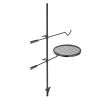 Swivel Campfire Grill, Fire Pit Grill Grate over Fire Pits, Heavy Duty Steel Grill Grates, 360Â° Adjustable Open Fire Outdoor Cooking Equipment