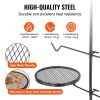 Swivel Campfire Grill, Fire Pit Grill Grate over Fire Pits, Heavy Duty Steel Grill Grates, 360Â° Adjustable Open Fire Outdoor Cooking Equipment